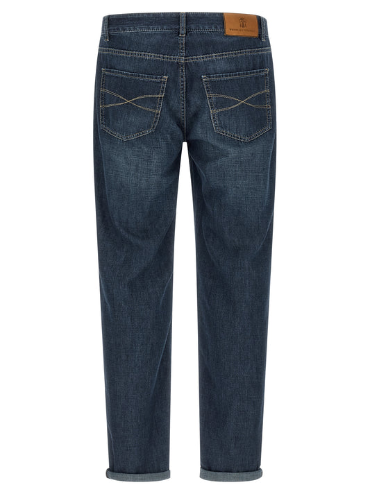 Brunello Cucinelli Japanese Denim Jeans — Men’s Blue