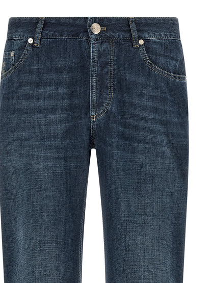Brunello Cucinelli Japanese Denim Jeans — Men’s Blue