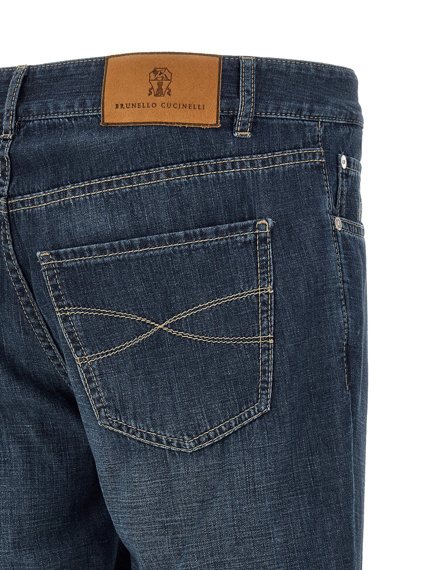 Brunello Cucinelli Japanese Denim Jeans — Men’s Blue
