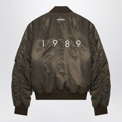 1989 STUDIO Brown nylon Bomber 1989 jacket