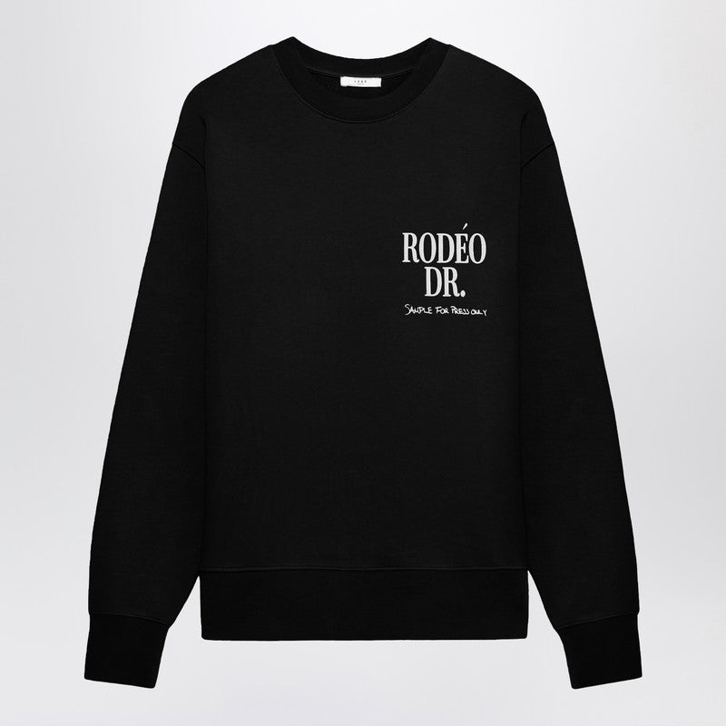 1989 STUDIO crew-neck sweatshirt Rodeo black cotton