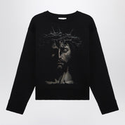 1989 STUDIO Knit Roundneck Jesus black jumper