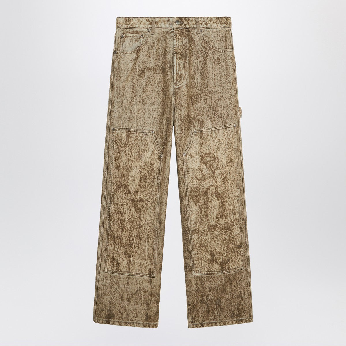 1989 STUDIO Denim Flock Carpenter pants camo