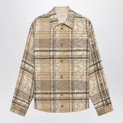 Camisa de cuadros STUDIO 1989 en mezcla de algodón y lana