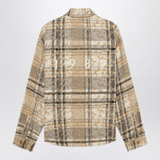 Camisa de cuadros STUDIO 1989 en mezcla de algodón y lana