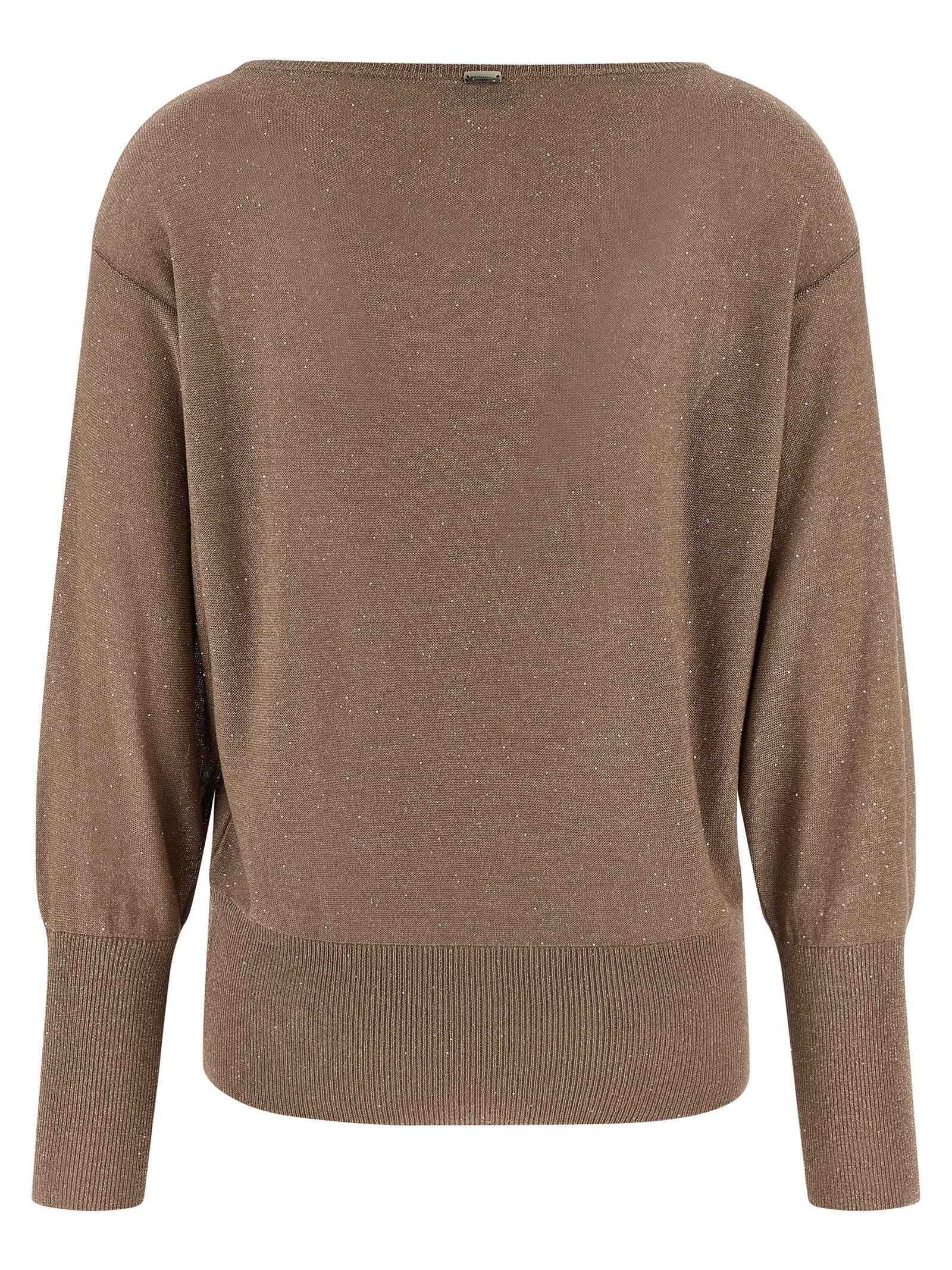 Herno Lamé And Sequin Yarn Sweater