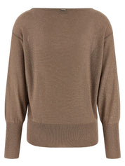 Herno Lamé And Sequin Yarn Sweater