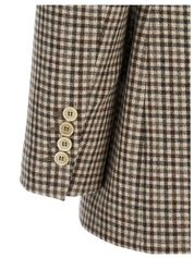 Brunello Cucinelli Blazer Check Monile