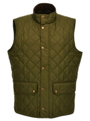 Barbour New Lowerdale Vest for Men - Green Quilted
