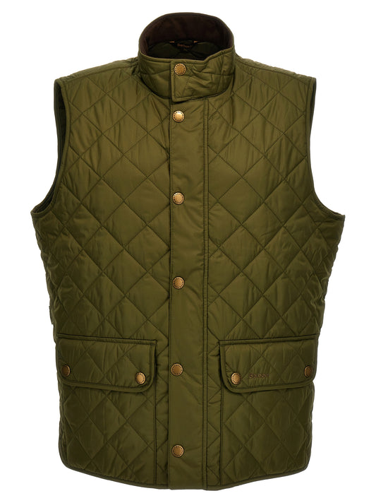 Barbour New Lowerdale Vest for Men - Green Quilted