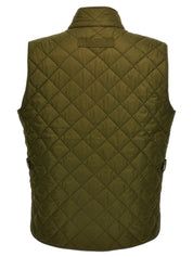 Barbour New Lowerdale Vest for Men - Green Quilted