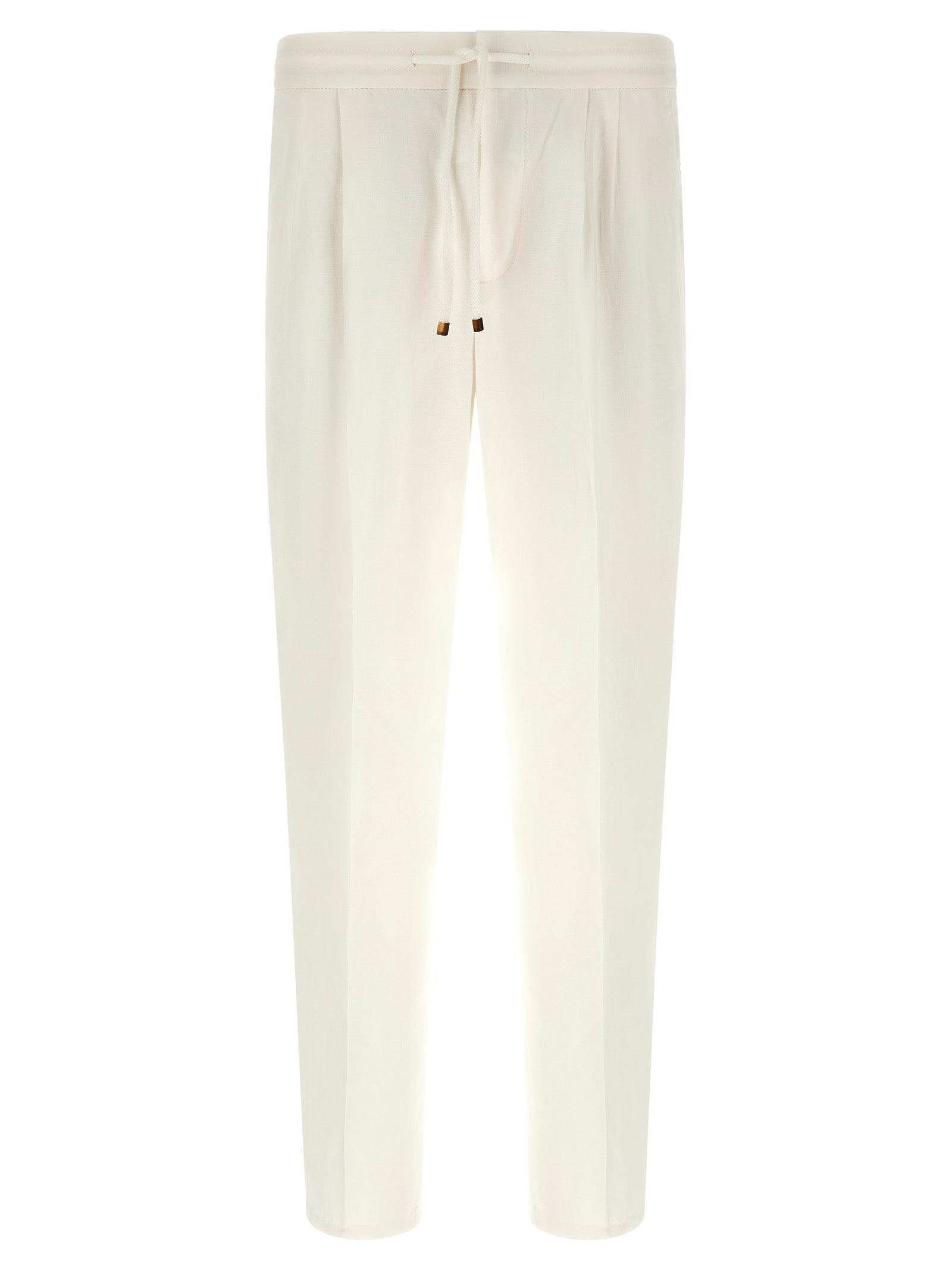 Brunello Cucinelli Linen Trousers for Men — White, €490