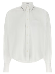 Brunello Cucinelli Shiny Trim Shirt