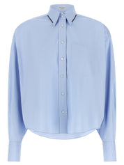 Brunello Cucinelli Shiny Trim Shirt