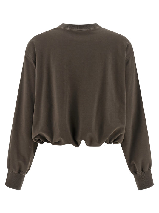 Brunello Cucinelli Brown Cotton Sweatshirt — Topwear