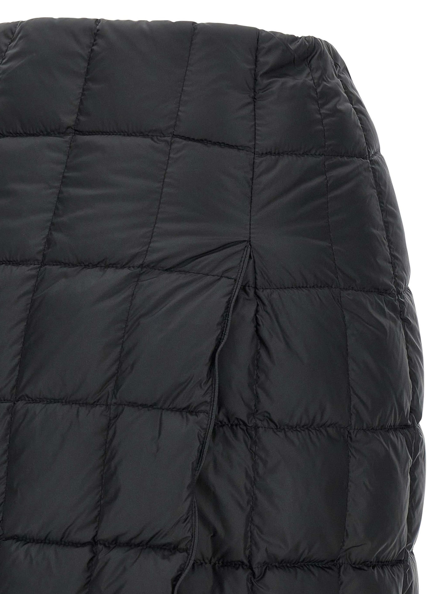Ienki Ienki Mini Plahta Skirt — Quilted Down Mini (Black)