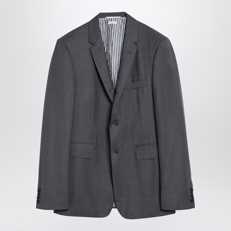 Thom Browne grey wool single-breasted jacket