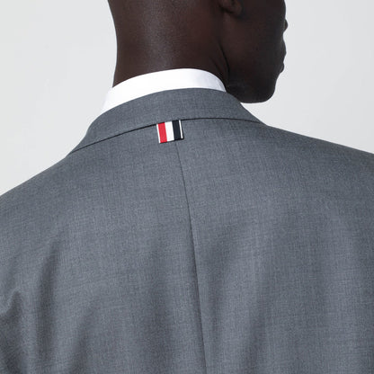 Thom Browne Grey single-breasted wool jacket