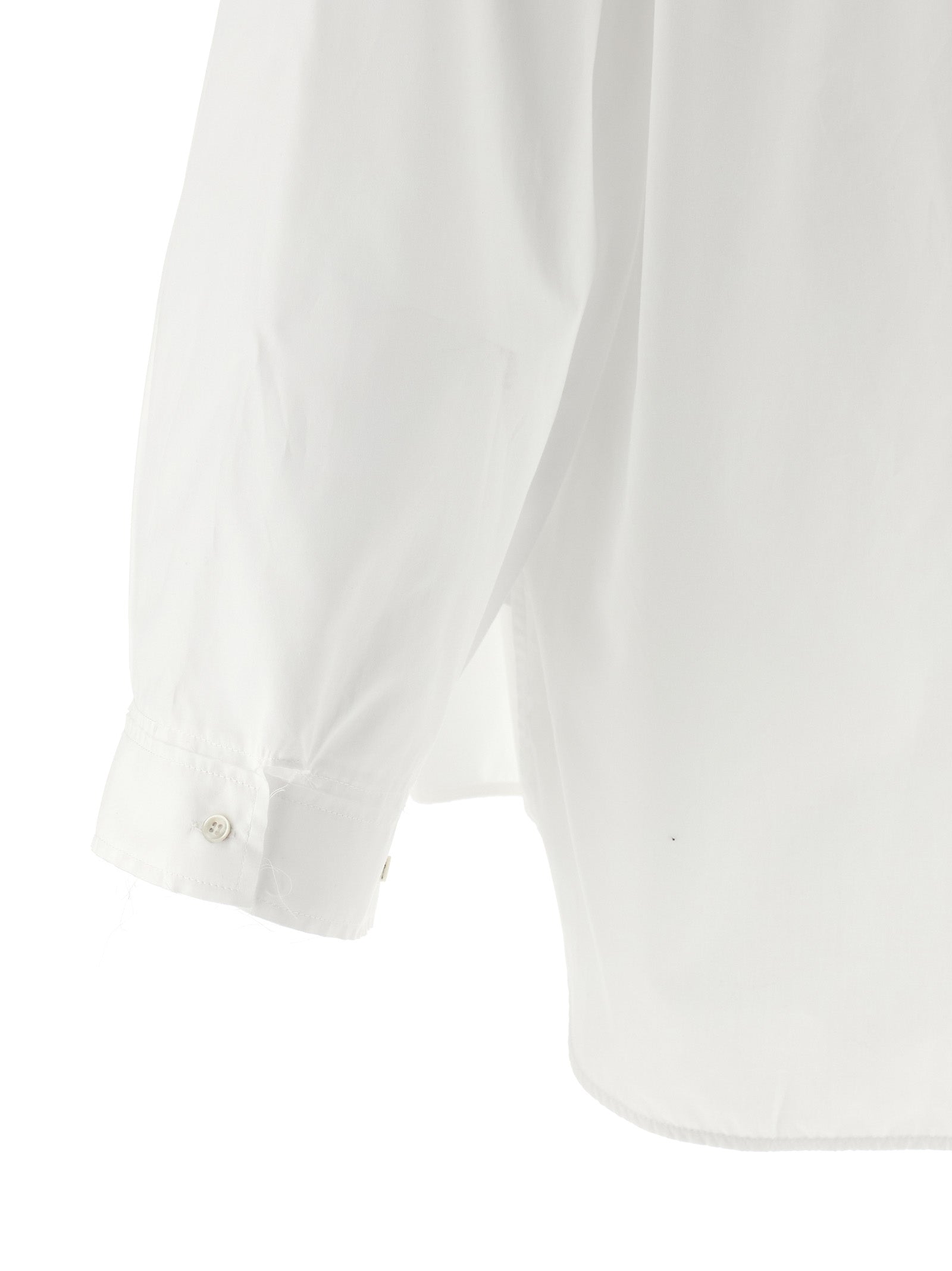 Maison Jejia Crazy Smoking Plissée Shirt — White, Women