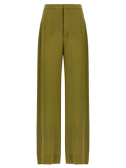 Maison Jejia Trousers — Silk 'Jean' Pants for Women