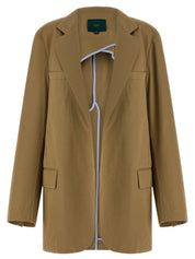 Maison Jejia Birkin Blazer Jacket for Women — Beige