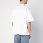 T-shirt blanc en coton biologique Darkpark