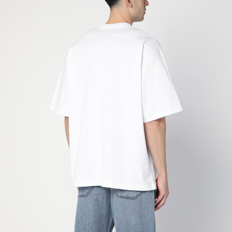 T-shirt blanc en coton biologique Darkpark