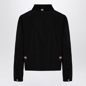 Thom Browne Black Jacket with Tricolour Detail