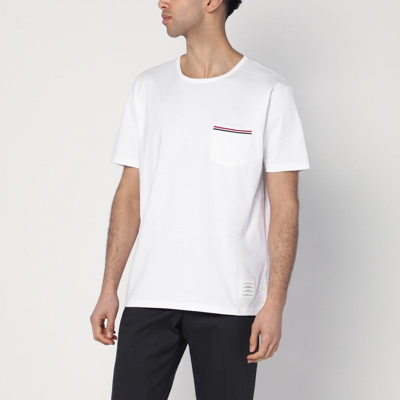 Thom Browne White T-shirt in cotton