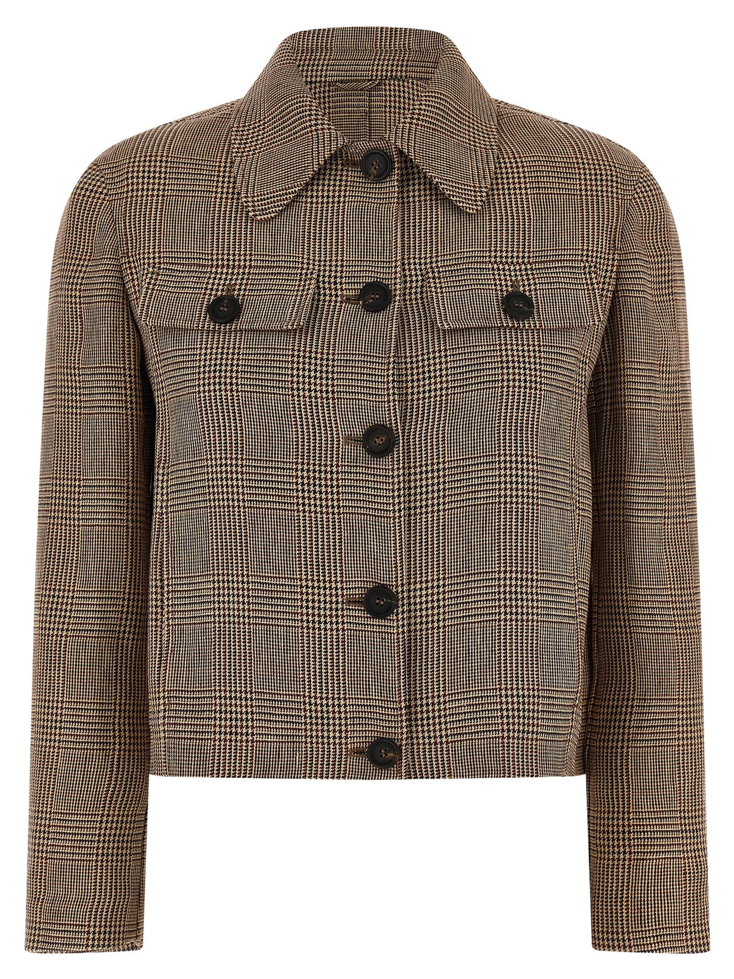 Brunello Cucinelli Prince Of Wales Jacket — Women's Linen