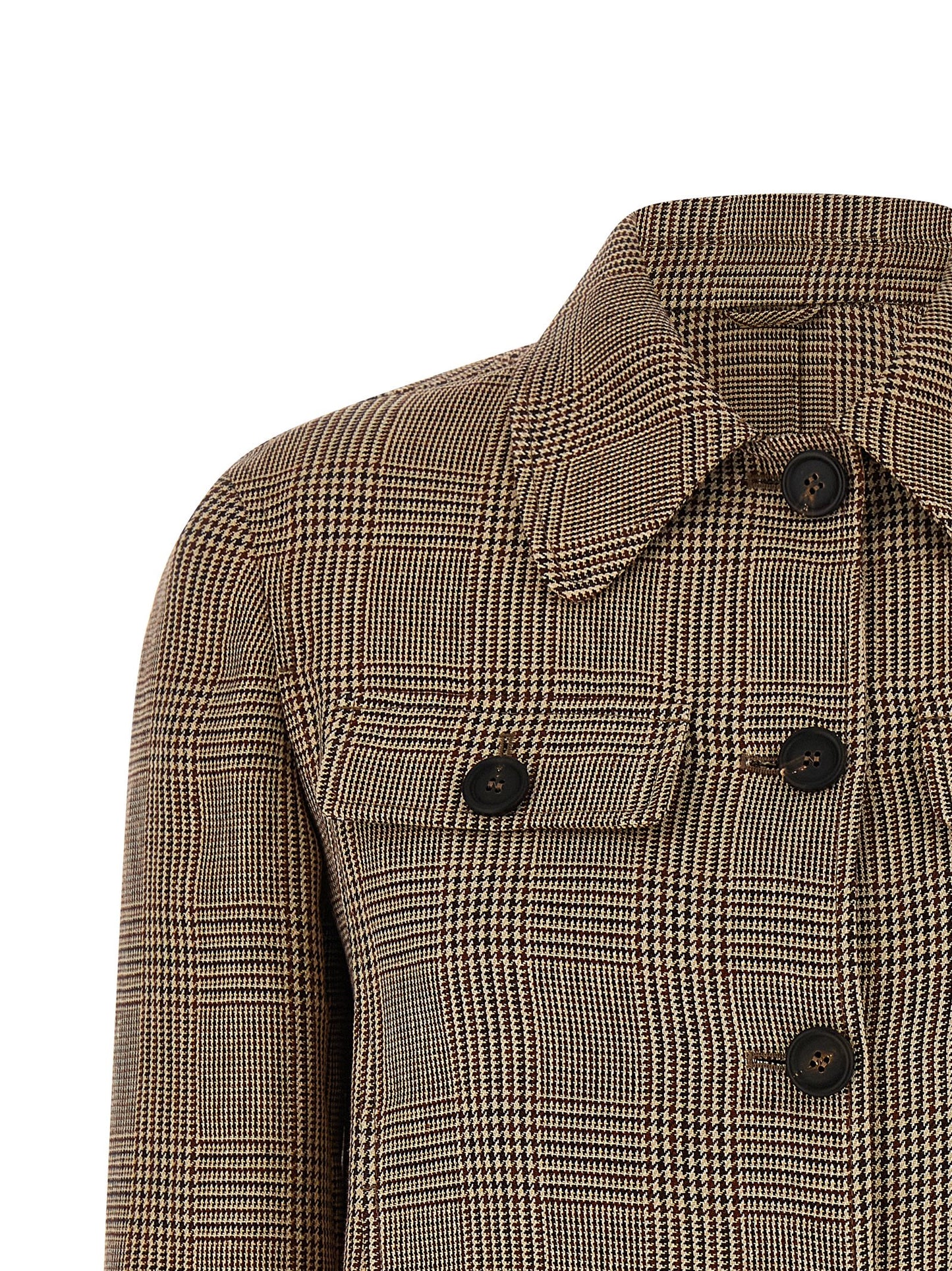Brunello Cucinelli Prince Of Wales Jacket — Women's Linen