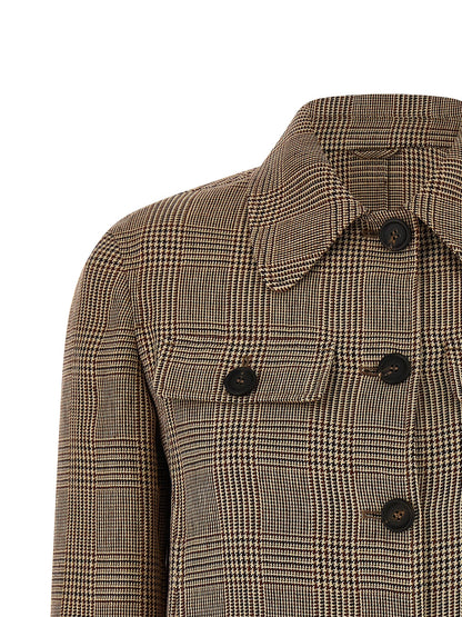 Brunello Cucinelli Prince Of Wales Jacket — Women's Linen