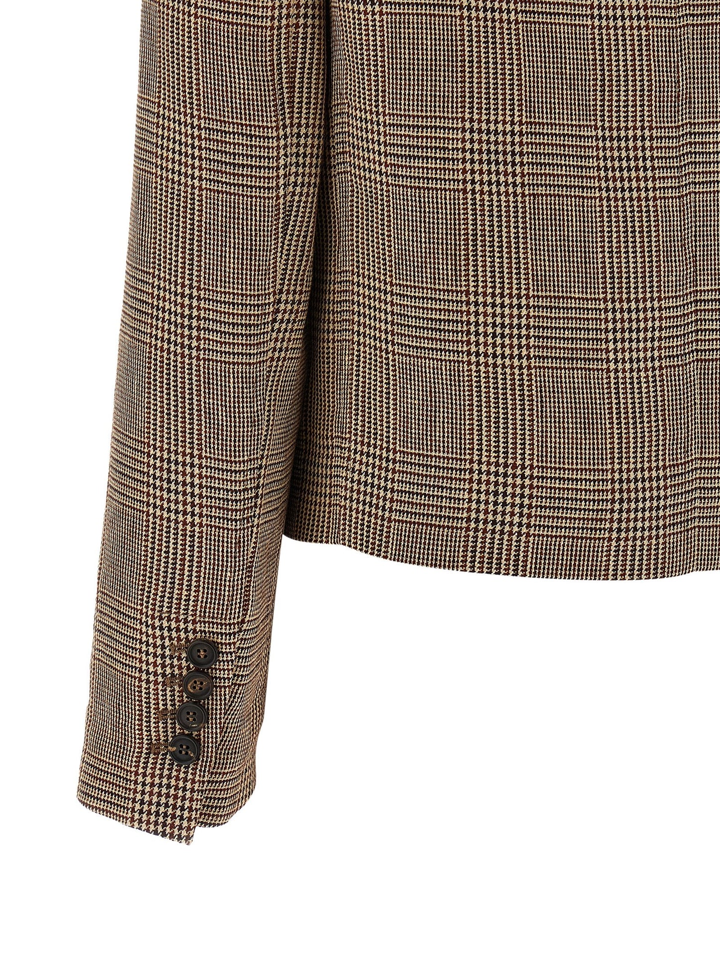 Brunello Cucinelli Prince Of Wales Jacket — Women's Linen