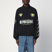 Represent Black World Championship Track Jacket in Nylon