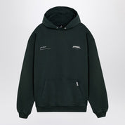 Represent Forest green cotton hoodie with logo