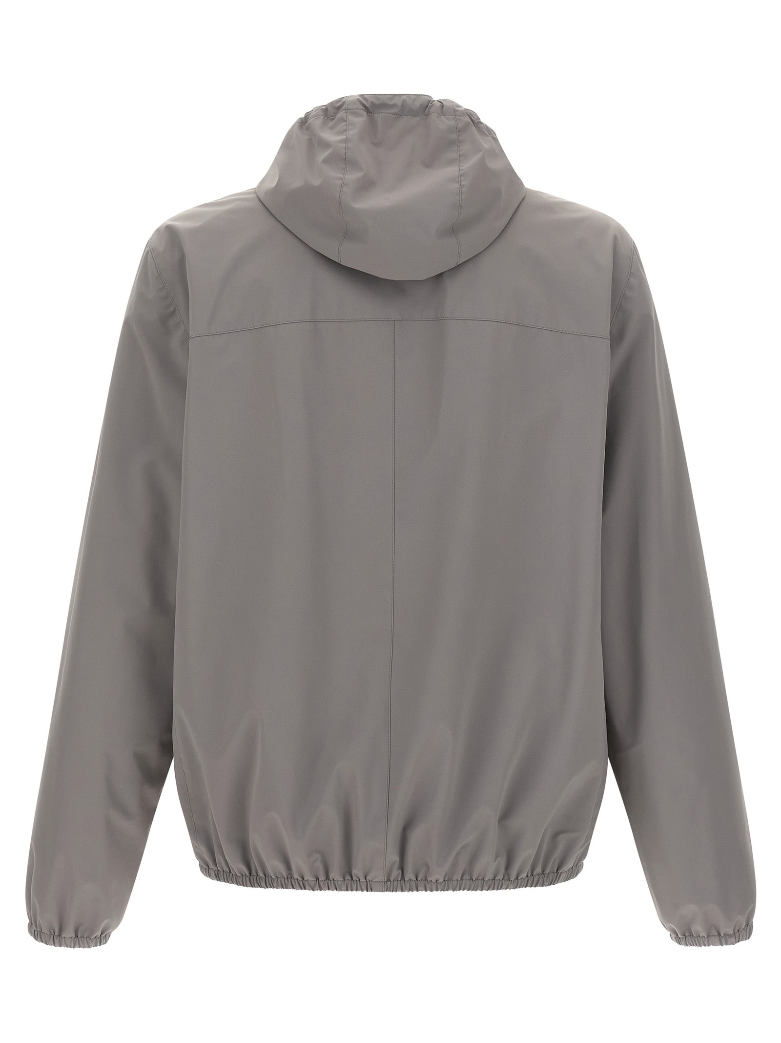 Brunello Cucinelli Logo Embroidery Windbreaker
