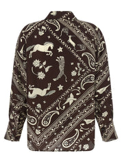 Alberto Biani Printed Blouse for Women — Silk Shirt