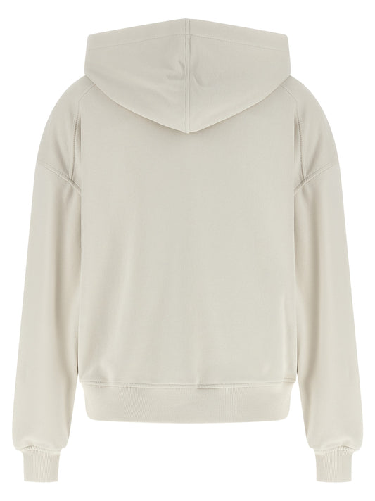 Brunello Cucinelli Shiny Zipper Pull Hoodie
