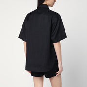 LouLou De Saison Black shirt in viscose and linen