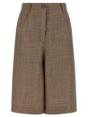 Brunello Cucinelli Prince Of Wales Lamé Bermuda Shorts
