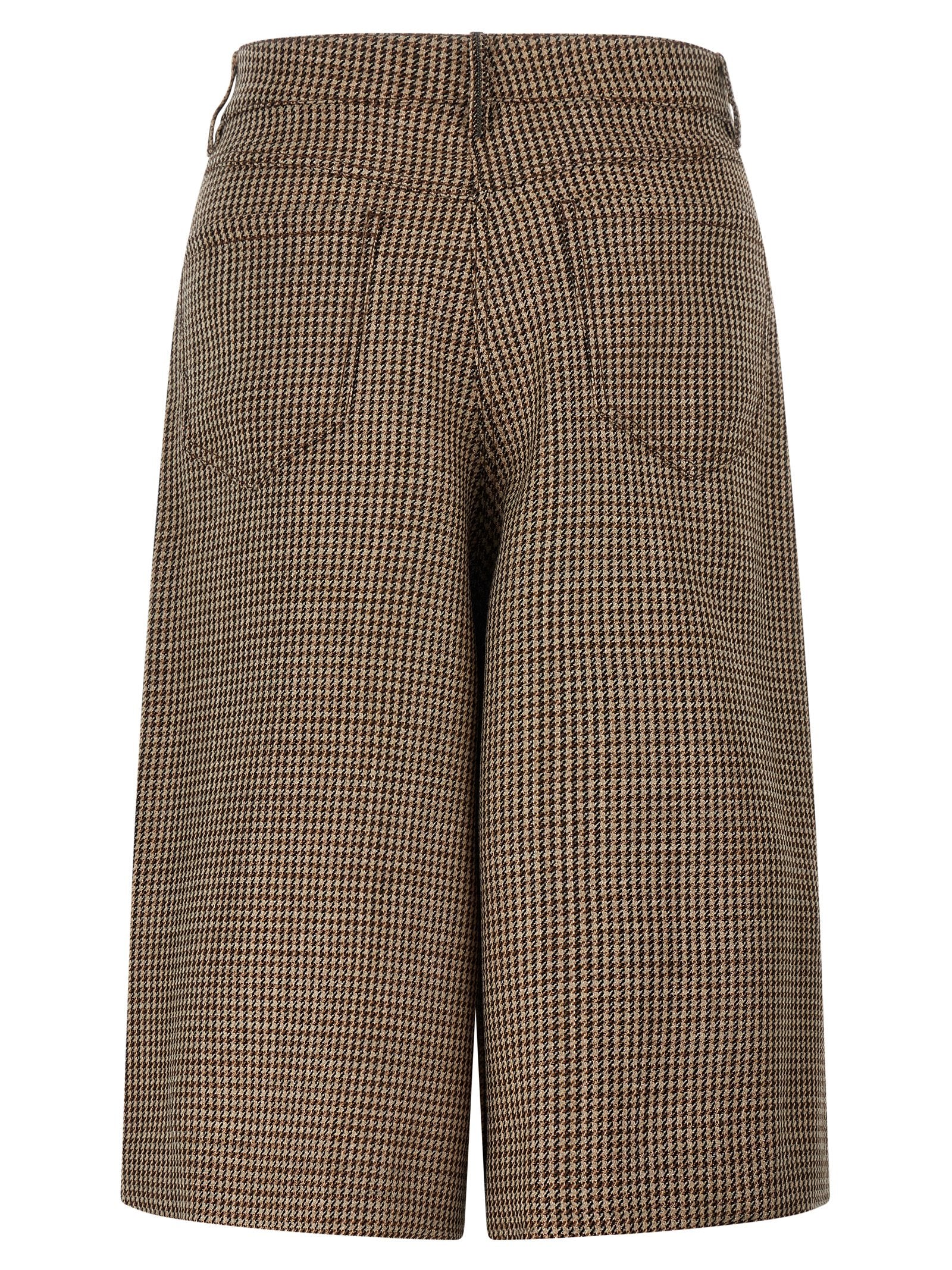Brunello Cucinelli Prince Of Wales Lamé Bermuda Shorts