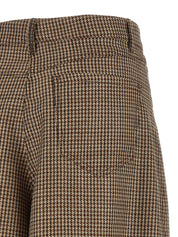 Brunello Cucinelli Prince Of Wales Lamé Bermuda Shorts