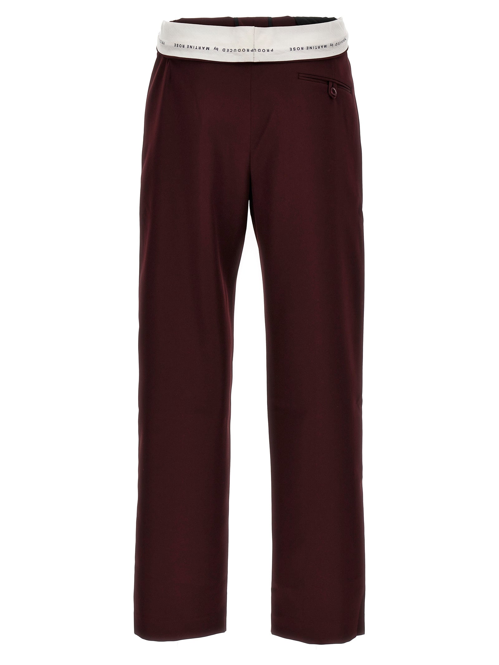 Martine Rose Rolled Waistband Tailored Pants
