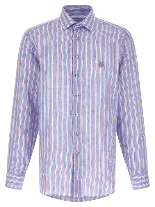 Etro Striped Linen Shirt — Men's Luxury Shirt