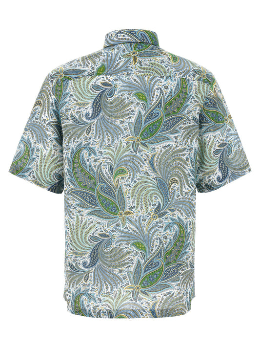 Etro Paisley Flower Shirt — Men's Multicolor Shirt