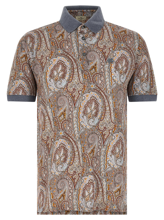 Etro Arnica Paisley Polo Shirt — Men’s Designer Shirt
