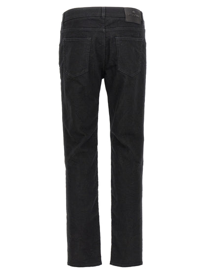 Etro Jeans — Jacquard Rome Fit for Men, Black