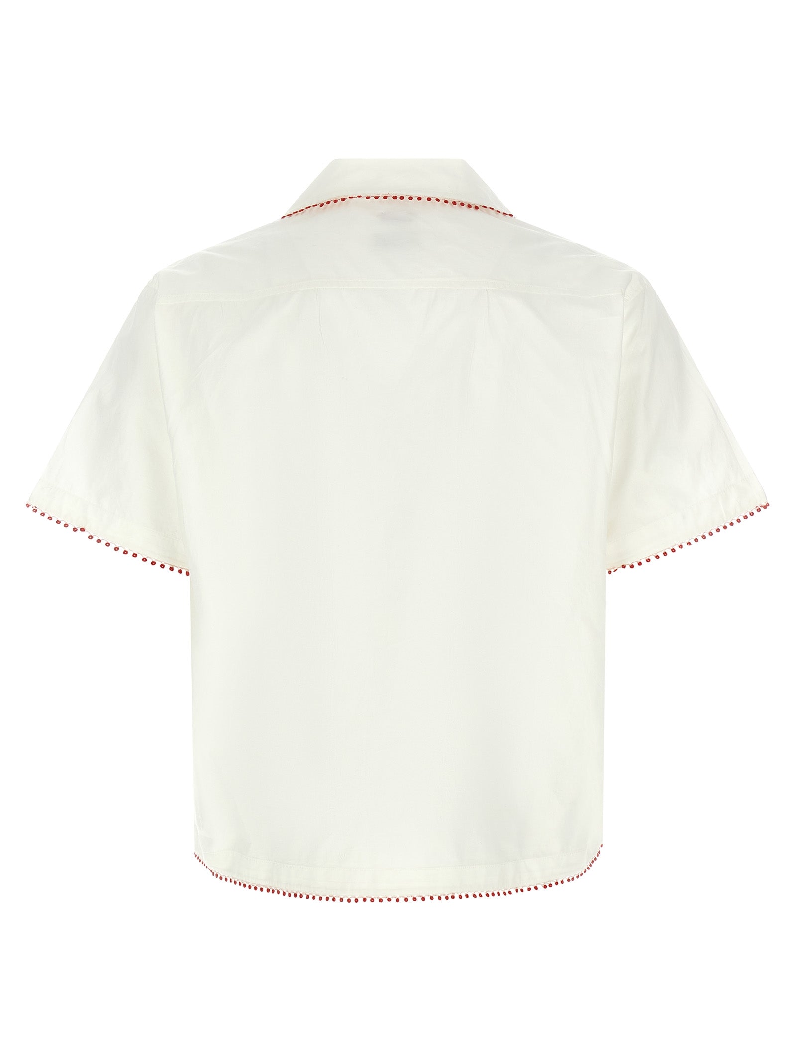 Bode Redbud Shirt — Men's Cotton Bowling Shirt