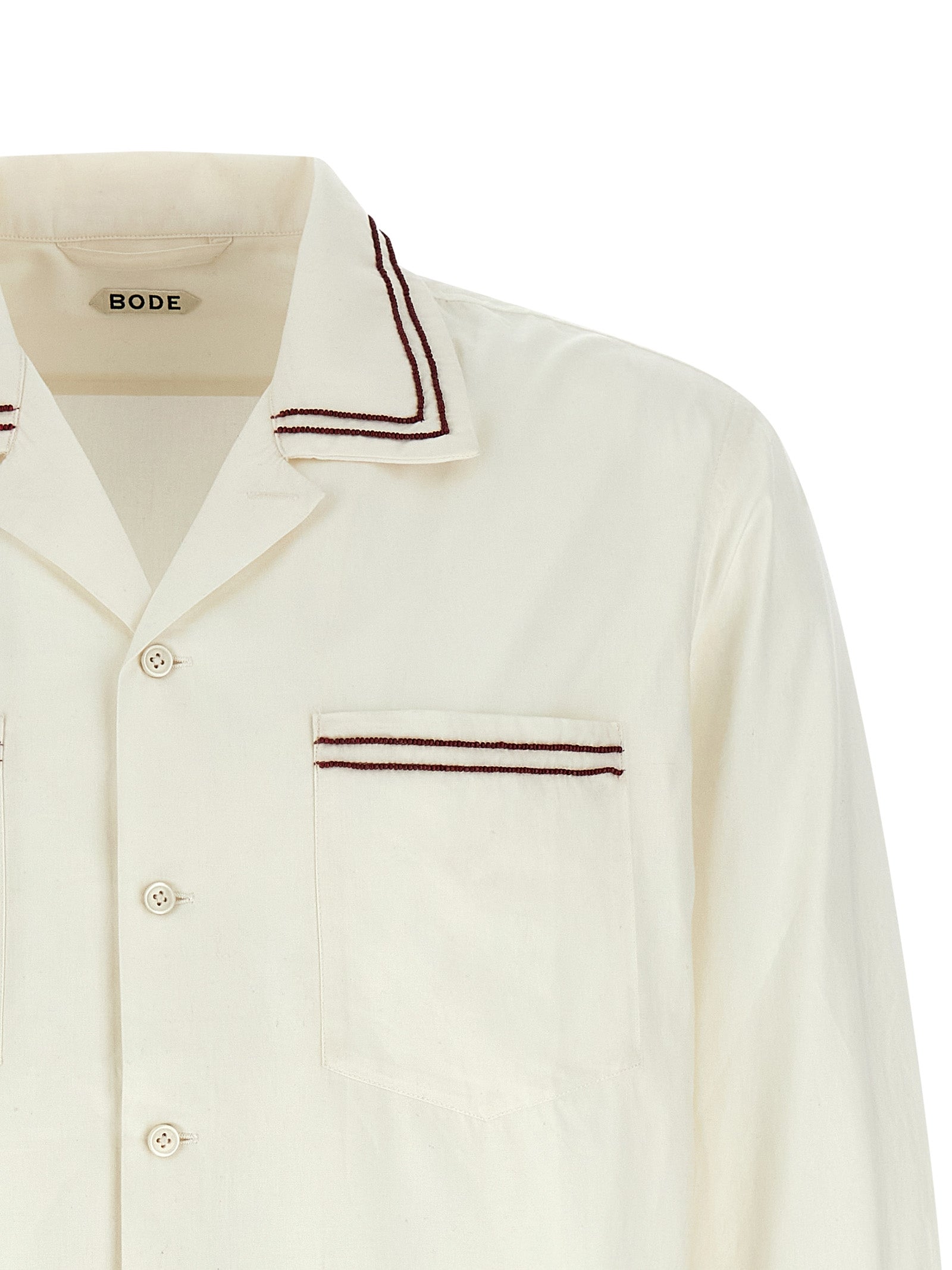 Bode Cherry Lane Beaded Shirt