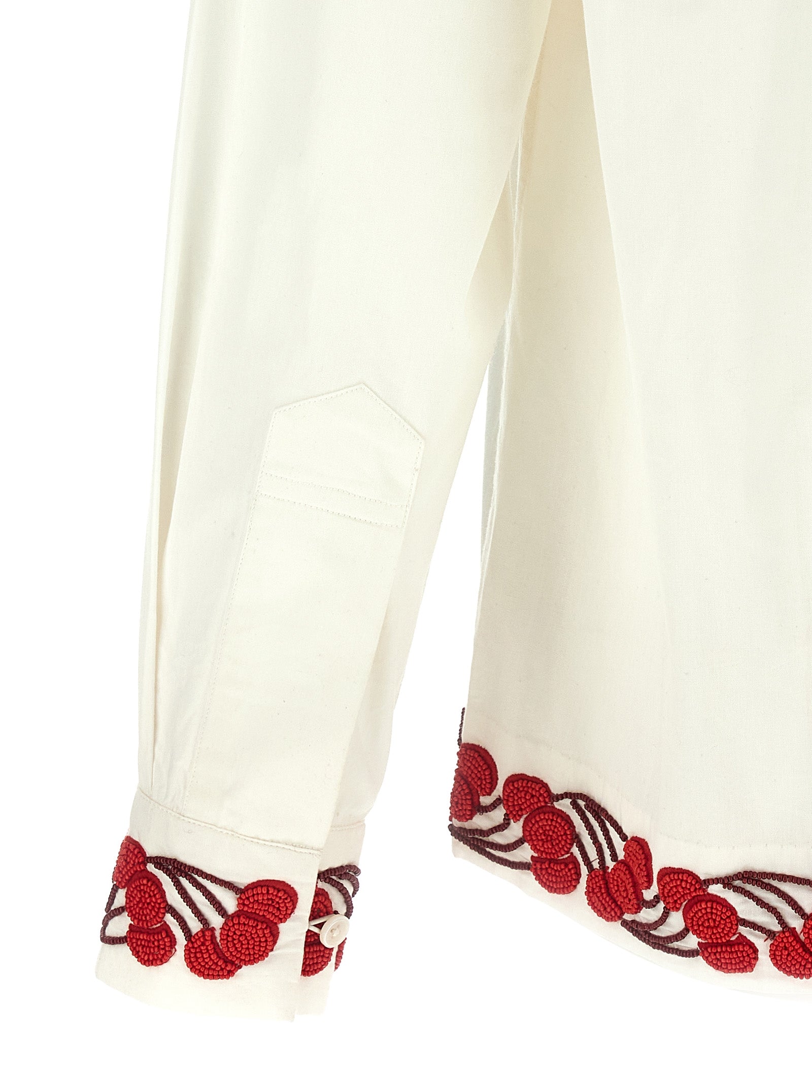Bode Cherry Lane Beaded Shirt